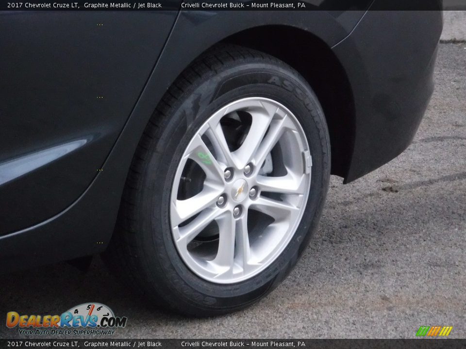 2017 Chevrolet Cruze LT Graphite Metallic / Jet Black Photo #3