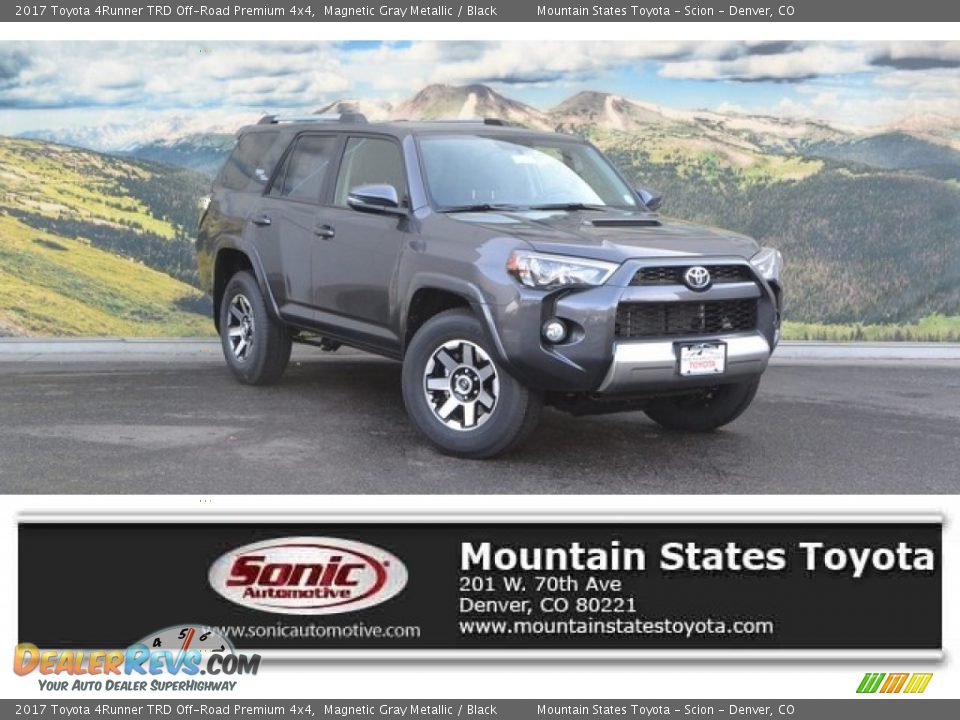 2017 Toyota 4Runner TRD Off-Road Premium 4x4 Magnetic Gray Metallic / Black Photo #1