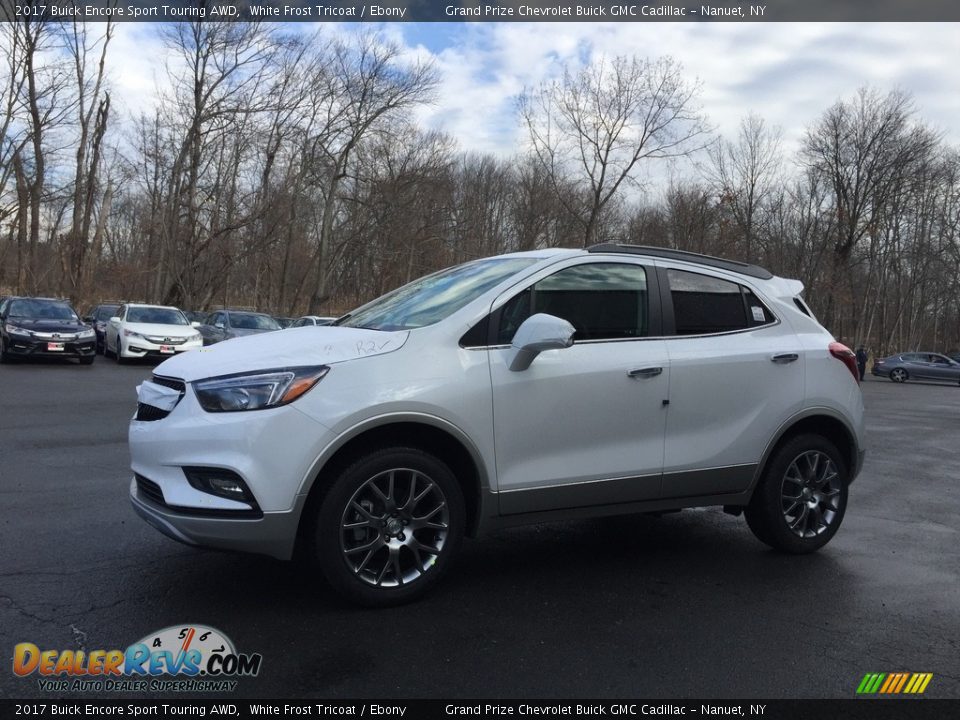 2017 Buick Encore Sport Touring AWD White Frost Tricoat / Ebony Photo #1