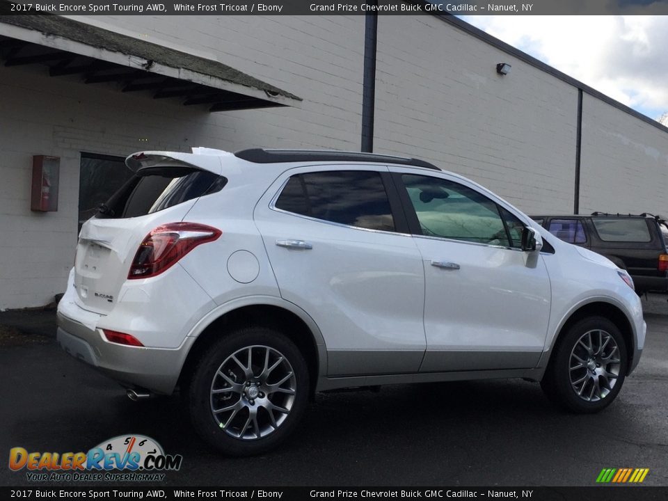 2017 Buick Encore Sport Touring AWD White Frost Tricoat / Ebony Photo #4