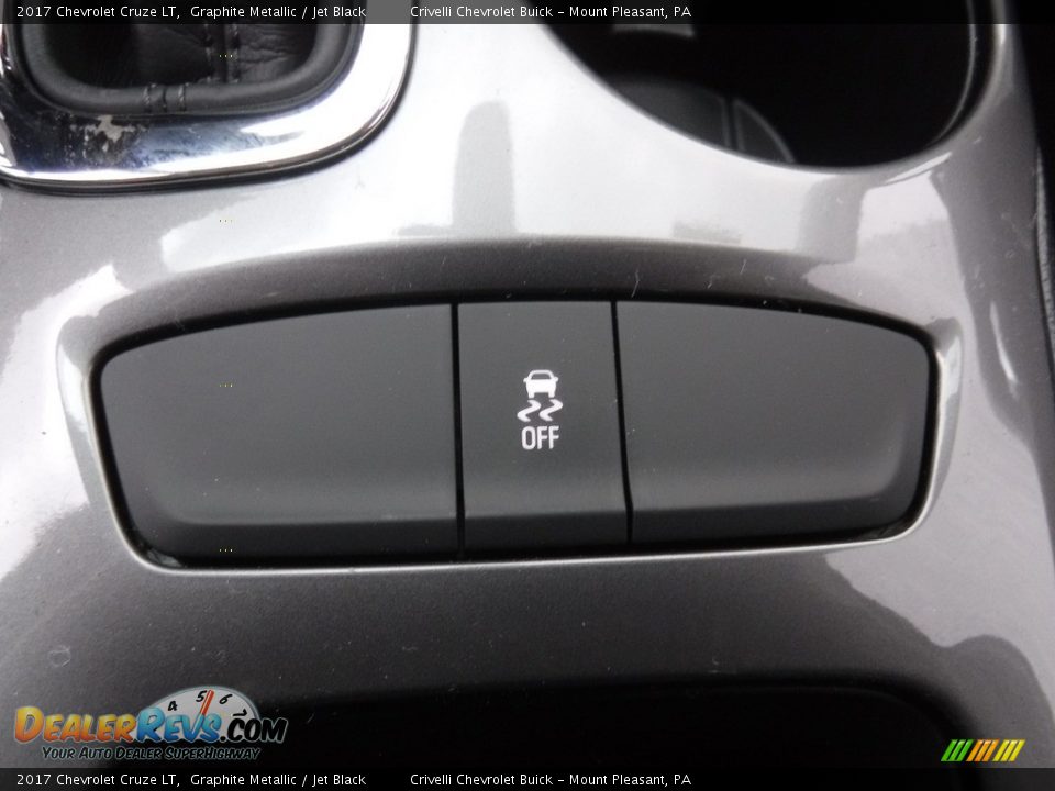 2017 Chevrolet Cruze LT Graphite Metallic / Jet Black Photo #18
