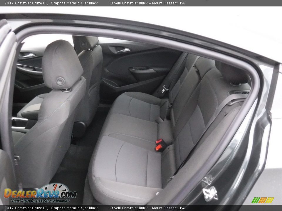 2017 Chevrolet Cruze LT Graphite Metallic / Jet Black Photo #22