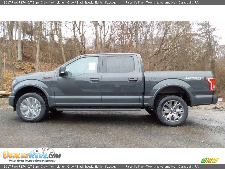 2017 Ford F150 XLT SuperCrew 4x4 Lithium Gray / Black Special Edition Package Photo #1