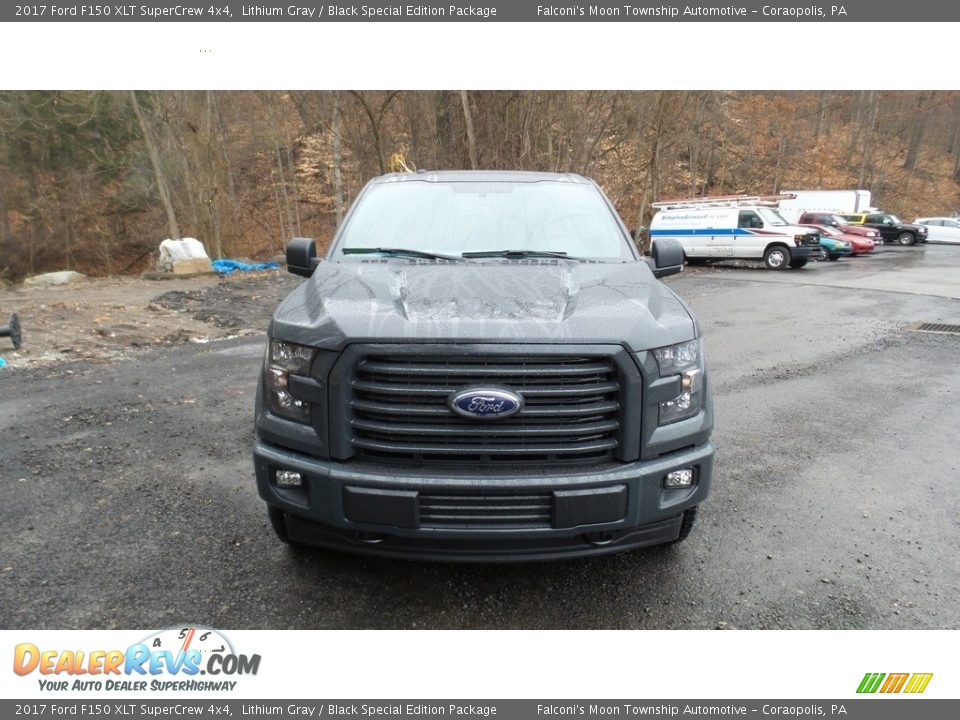 2017 Ford F150 XLT SuperCrew 4x4 Lithium Gray / Black Special Edition Package Photo #3