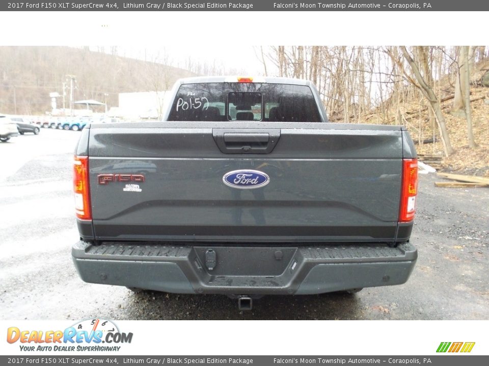 2017 Ford F150 XLT SuperCrew 4x4 Lithium Gray / Black Special Edition Package Photo #8