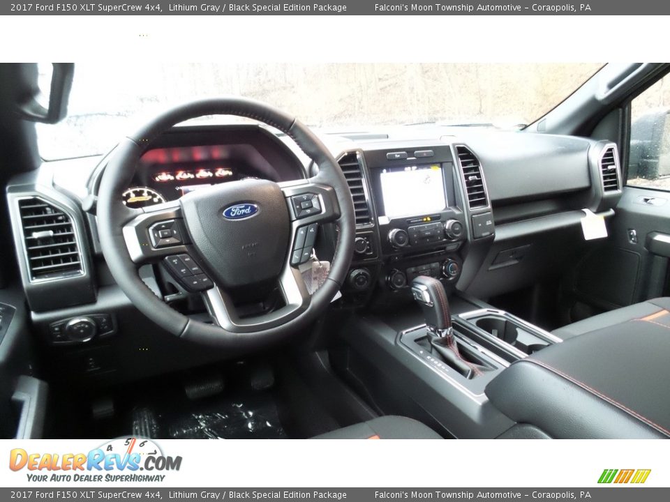 2017 Ford F150 XLT SuperCrew 4x4 Lithium Gray / Black Special Edition Package Photo #11