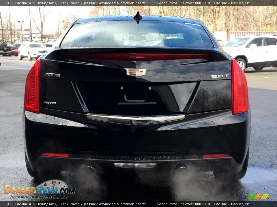 2017 Cadillac ATS Luxury AWD Black Raven / Jet Black w/Sueded Microfiber Inserts Photo #5