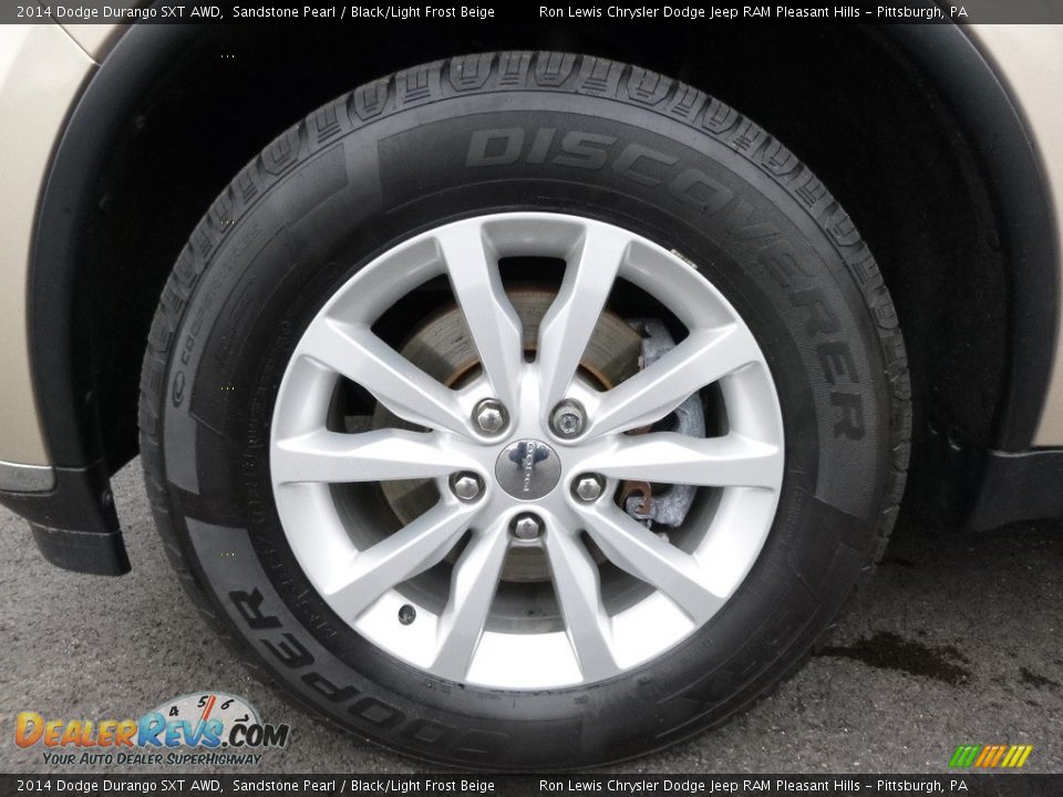 2014 Dodge Durango SXT AWD Sandstone Pearl / Black/Light Frost Beige Photo #10
