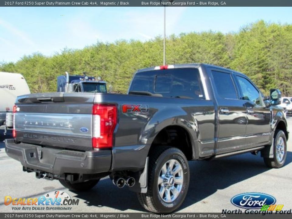 2017 Ford F250 Super Duty Platinum Crew Cab 4x4 Magnetic / Black Photo #5