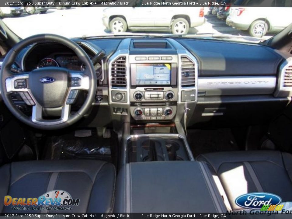 2017 Ford F250 Super Duty Platinum Crew Cab 4x4 Magnetic / Black Photo #17