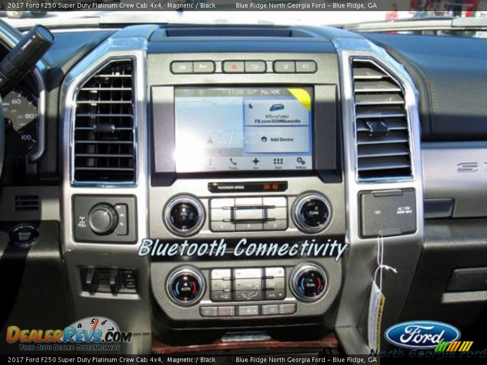 2017 Ford F250 Super Duty Platinum Crew Cab 4x4 Magnetic / Black Photo #20