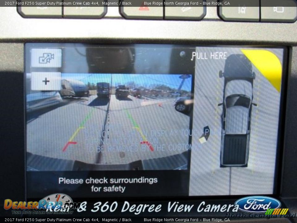 2017 Ford F250 Super Duty Platinum Crew Cab 4x4 Magnetic / Black Photo #23