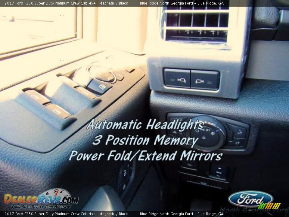 2017 Ford F250 Super Duty Platinum Crew Cab 4x4 Magnetic / Black Photo #26