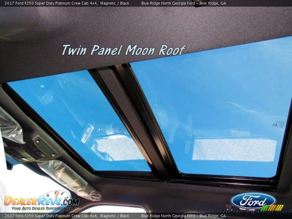 2017 Ford F250 Super Duty Platinum Crew Cab 4x4 Magnetic / Black Photo #28