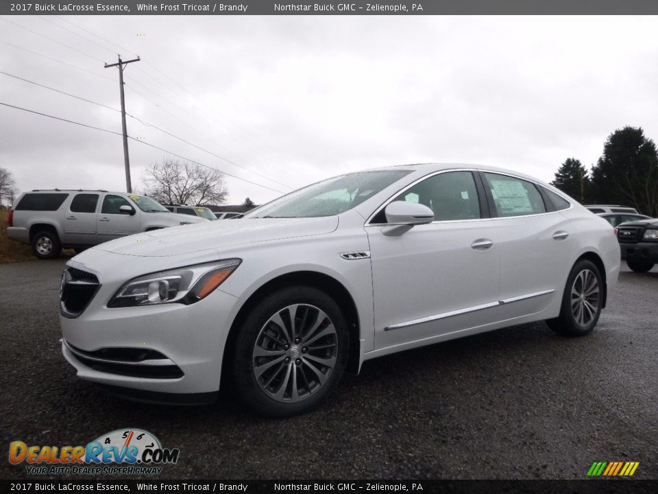 2017 Buick LaCrosse Essence White Frost Tricoat / Brandy Photo #1