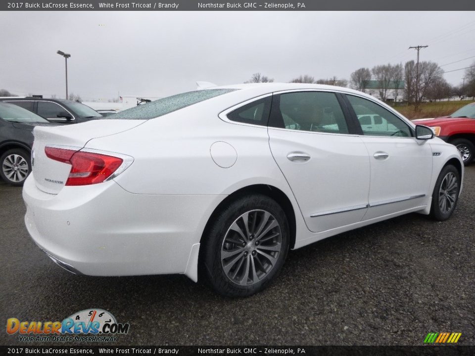 2017 Buick LaCrosse Essence White Frost Tricoat / Brandy Photo #5