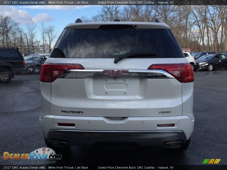 2017 GMC Acadia Denali AWD White Frost Tricoat / Jet Black Photo #5