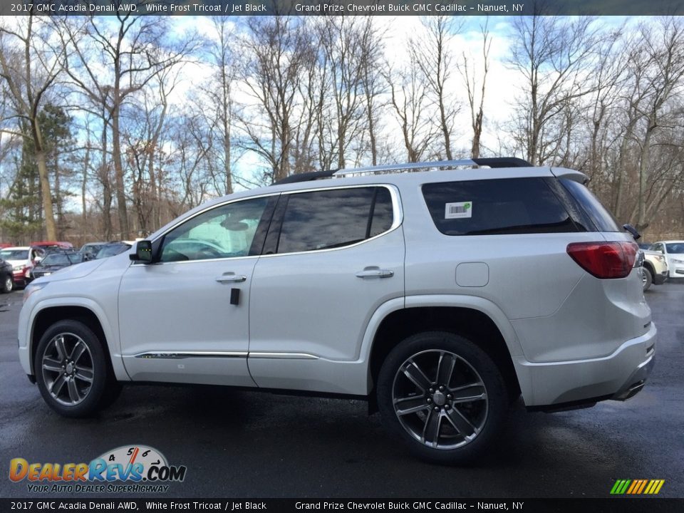 2017 GMC Acadia Denali AWD White Frost Tricoat / Jet Black Photo #6