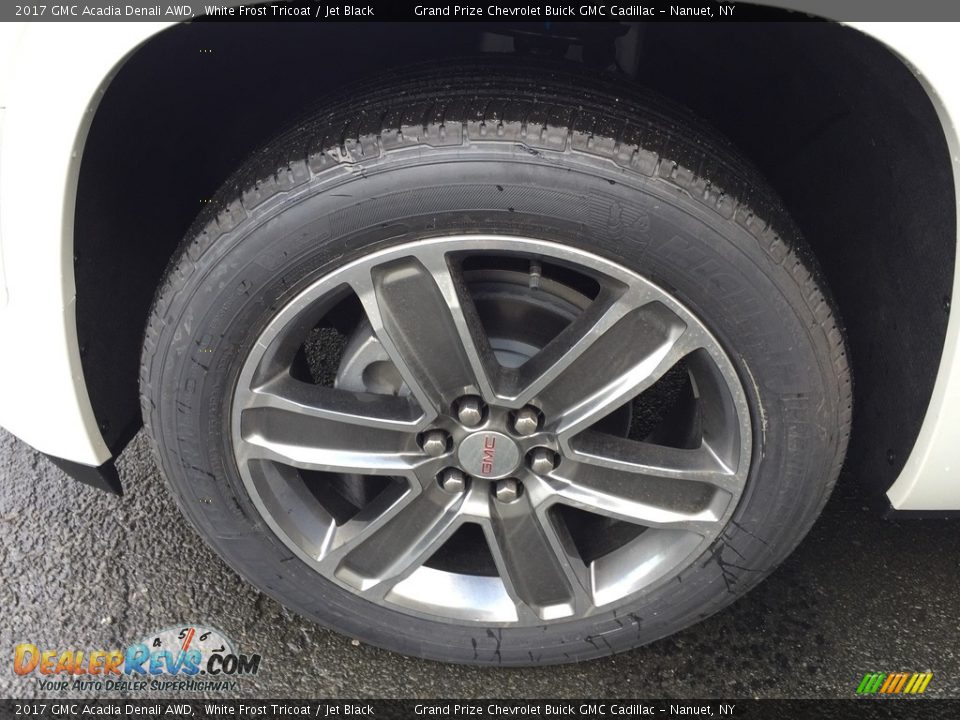 2017 GMC Acadia Denali AWD White Frost Tricoat / Jet Black Photo #10