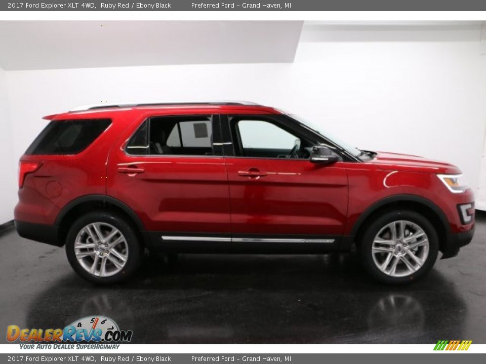 2017 Ford Explorer XLT 4WD Ruby Red / Ebony Black Photo #1