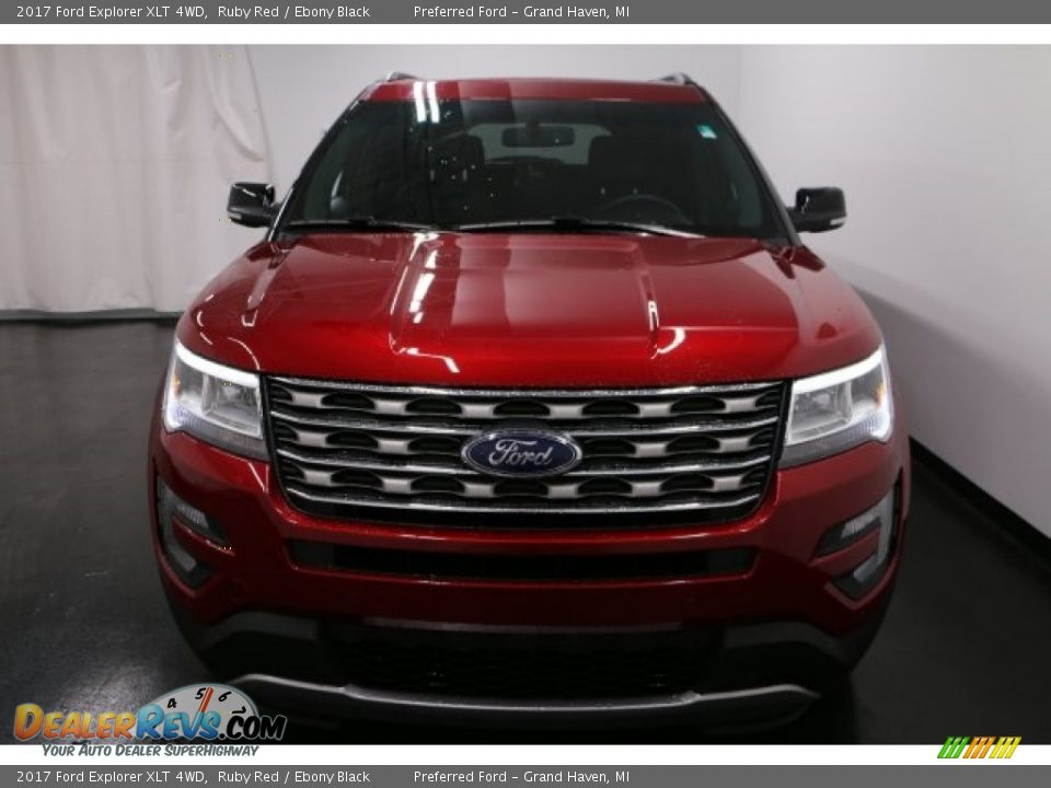 2017 Ford Explorer XLT 4WD Ruby Red / Ebony Black Photo #10