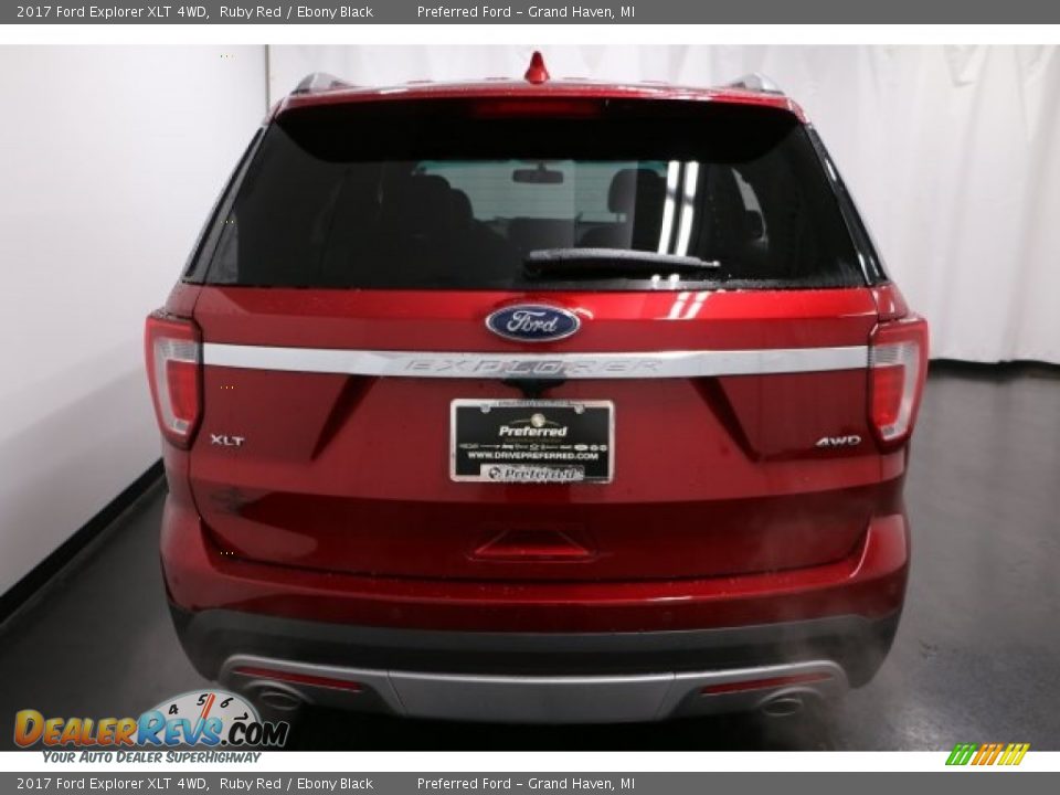 2017 Ford Explorer XLT 4WD Ruby Red / Ebony Black Photo #13