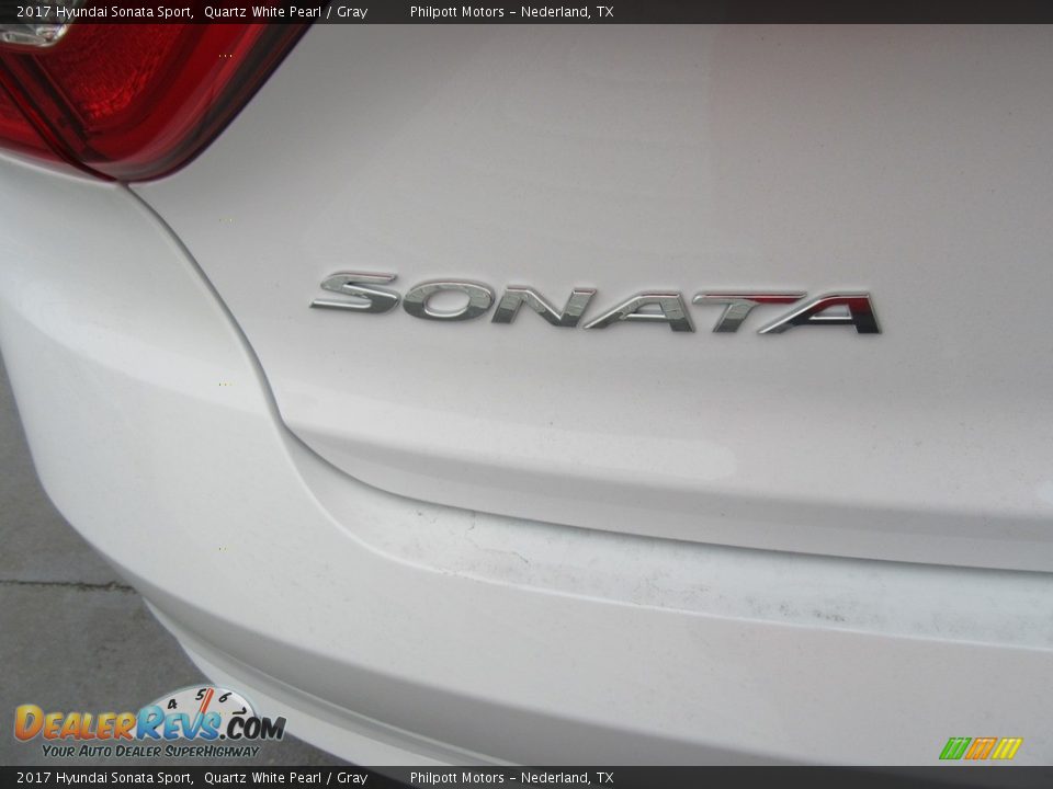 2017 Hyundai Sonata Sport Quartz White Pearl / Gray Photo #14