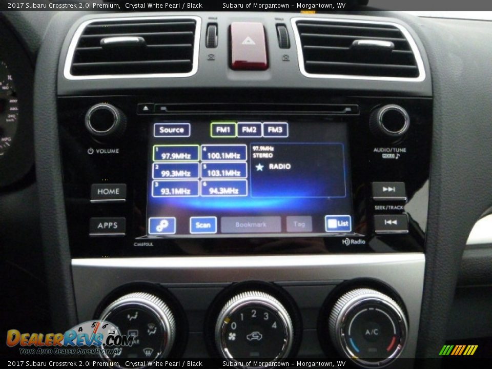 2017 Subaru Crosstrek 2.0i Premium Crystal White Pearl / Black Photo #17