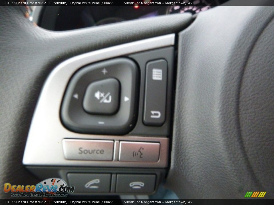 2017 Subaru Crosstrek 2.0i Premium Crystal White Pearl / Black Photo #19