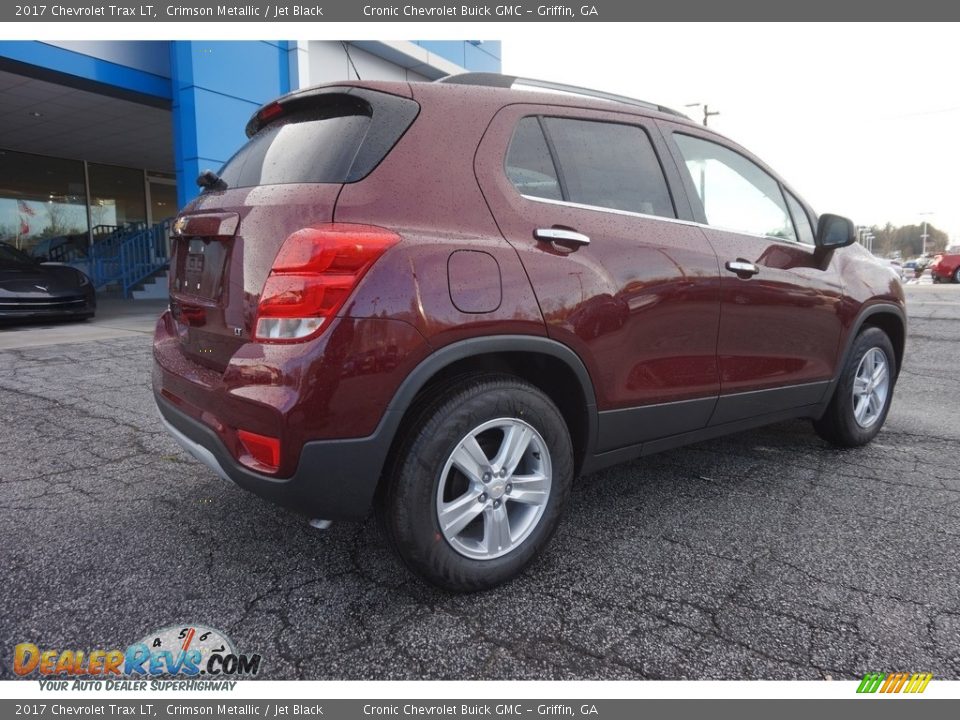 2017 Chevrolet Trax LT Crimson Metallic / Jet Black Photo #7