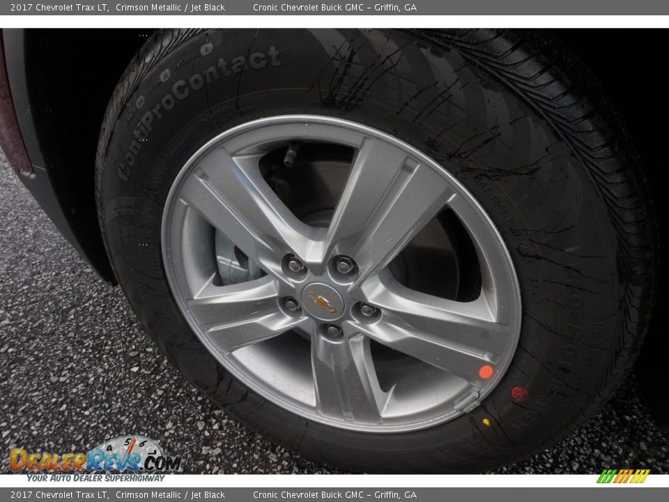 2017 Chevrolet Trax LT Crimson Metallic / Jet Black Photo #11