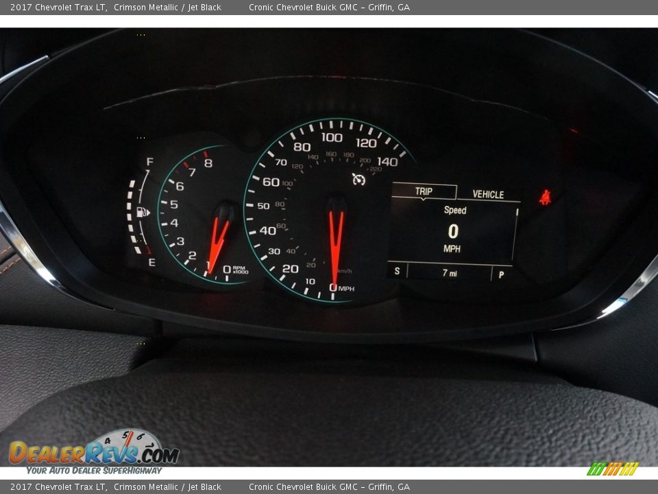 2017 Chevrolet Trax LT Crimson Metallic / Jet Black Photo #13