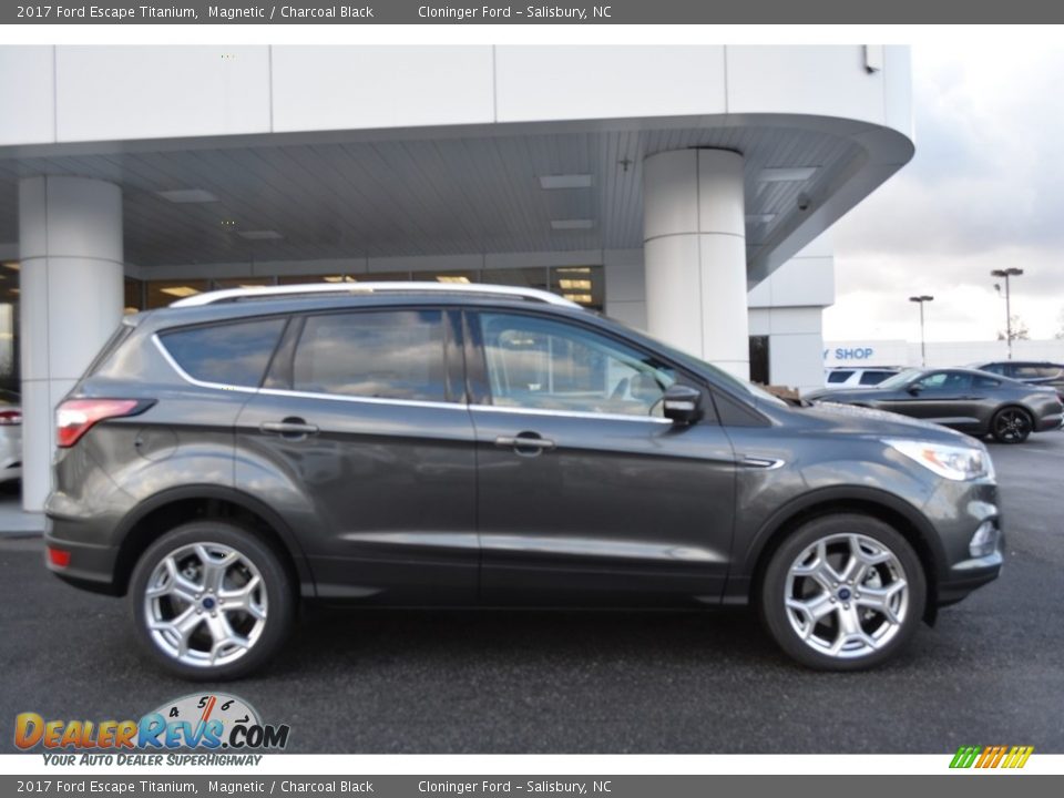 2017 Ford Escape Titanium Magnetic / Charcoal Black Photo #2
