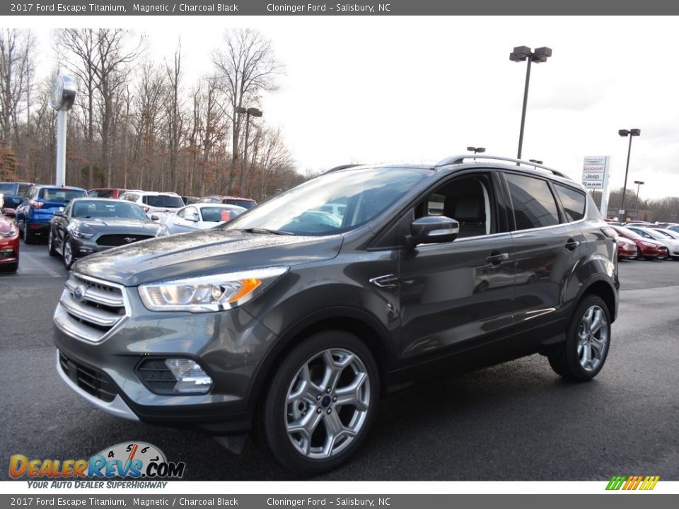 2017 Ford Escape Titanium Magnetic / Charcoal Black Photo #3