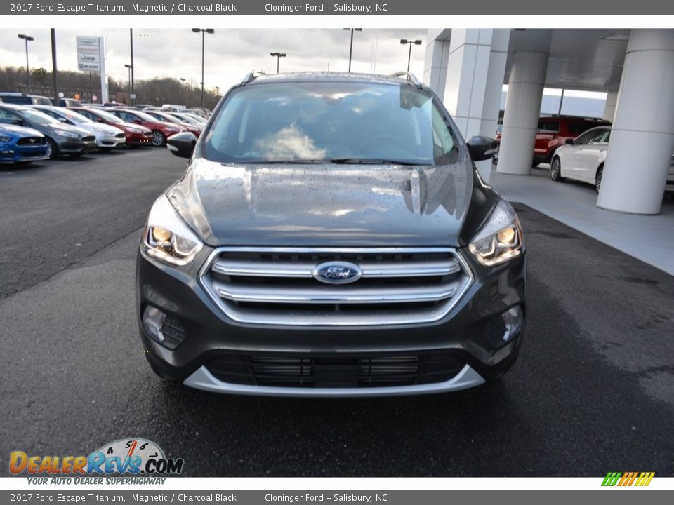 2017 Ford Escape Titanium Magnetic / Charcoal Black Photo #4