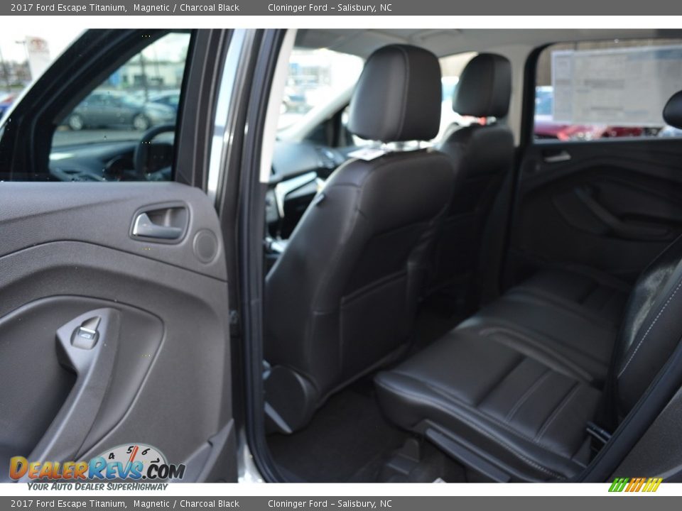 2017 Ford Escape Titanium Magnetic / Charcoal Black Photo #8