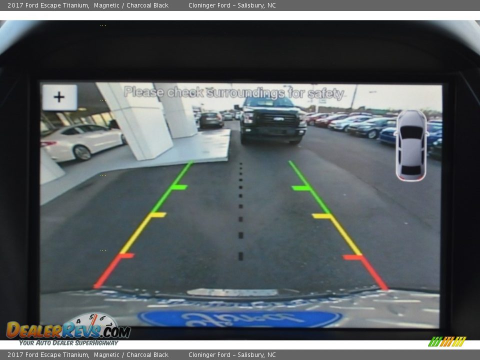 2017 Ford Escape Titanium Magnetic / Charcoal Black Photo #15