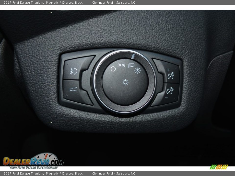 2017 Ford Escape Titanium Magnetic / Charcoal Black Photo #19