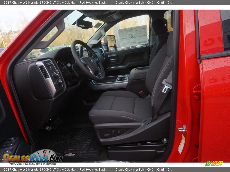 Front Seat of 2017 Chevrolet Silverado 2500HD LT Crew Cab 4x4 Photo #9
