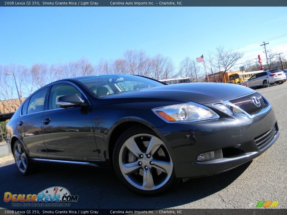 2008 Lexus GS 350 Smoky Granite Mica / Light Gray Photo #2