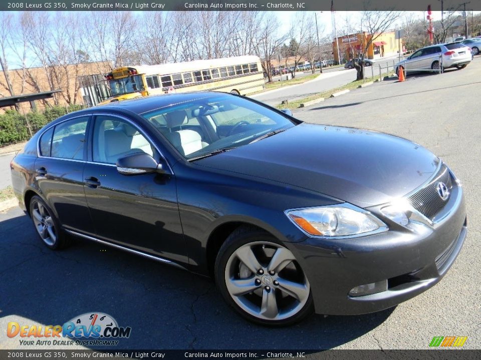 2008 Lexus GS 350 Smoky Granite Mica / Light Gray Photo #3