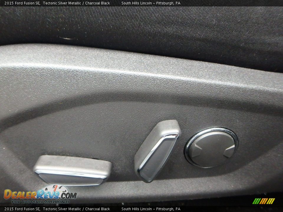 2015 Ford Fusion SE Tectonic Silver Metallic / Charcoal Black Photo #21