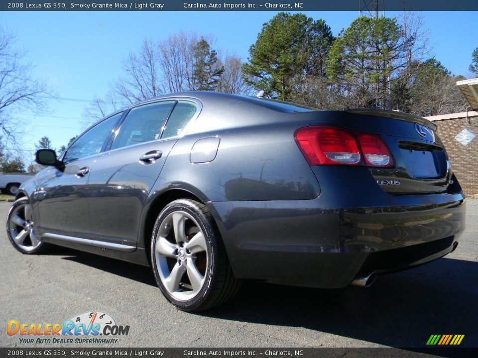 2008 Lexus GS 350 Smoky Granite Mica / Light Gray Photo #8