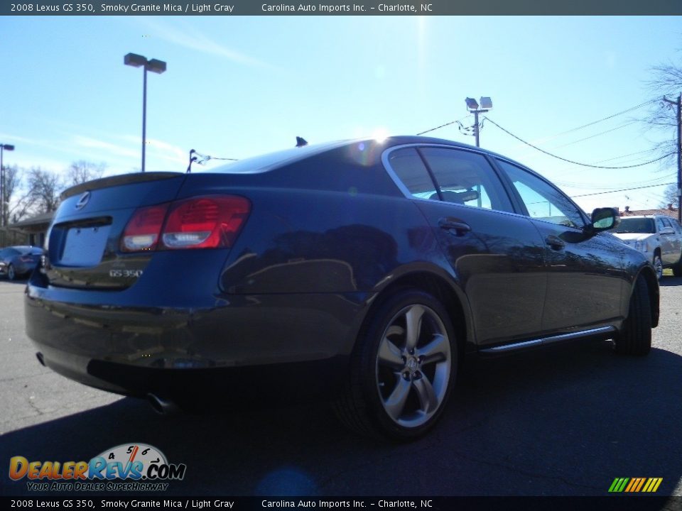 2008 Lexus GS 350 Smoky Granite Mica / Light Gray Photo #10