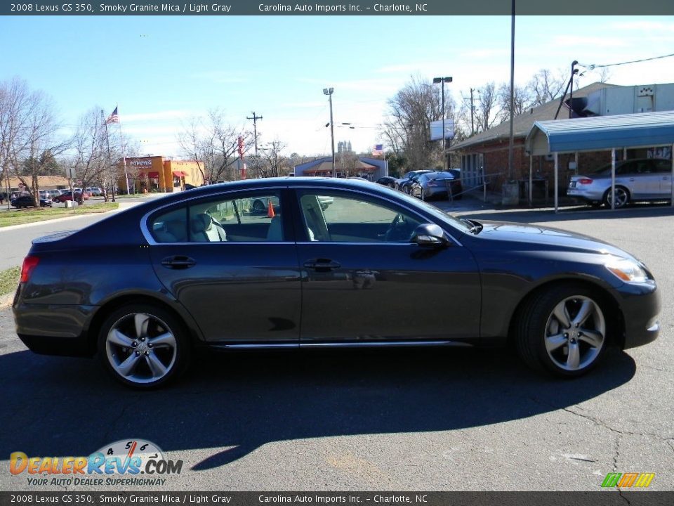 2008 Lexus GS 350 Smoky Granite Mica / Light Gray Photo #11