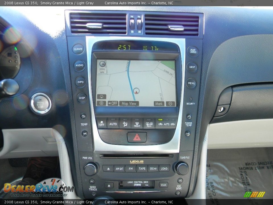 2008 Lexus GS 350 Smoky Granite Mica / Light Gray Photo #15