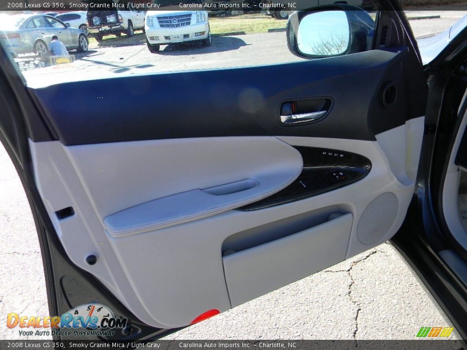 2008 Lexus GS 350 Smoky Granite Mica / Light Gray Photo #18