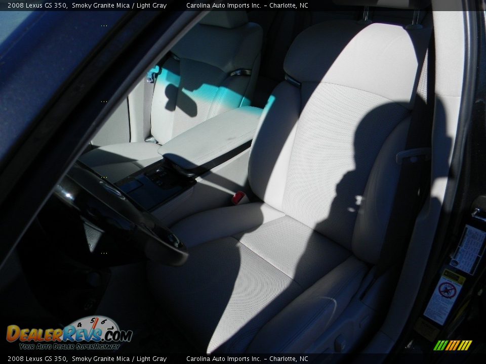 2008 Lexus GS 350 Smoky Granite Mica / Light Gray Photo #19
