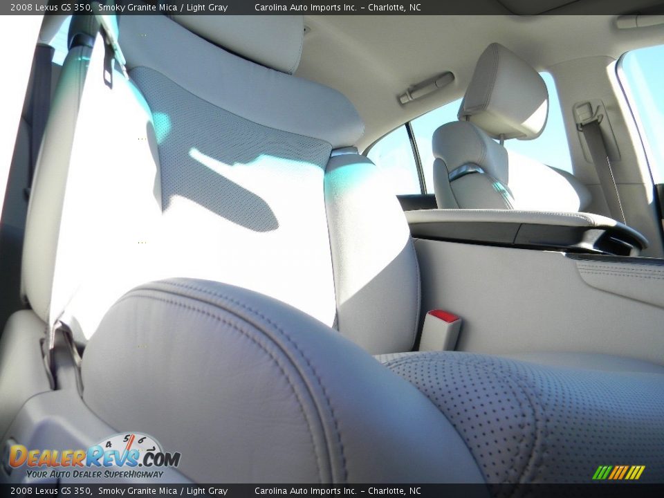 2008 Lexus GS 350 Smoky Granite Mica / Light Gray Photo #22