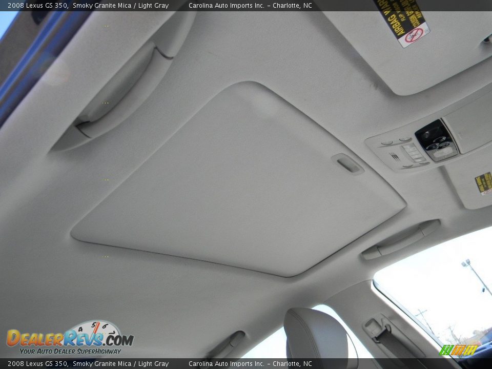 2008 Lexus GS 350 Smoky Granite Mica / Light Gray Photo #23